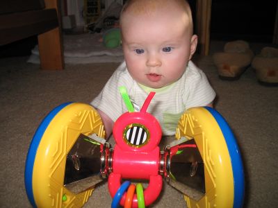 OK, I have a crawling toy.  Now what?